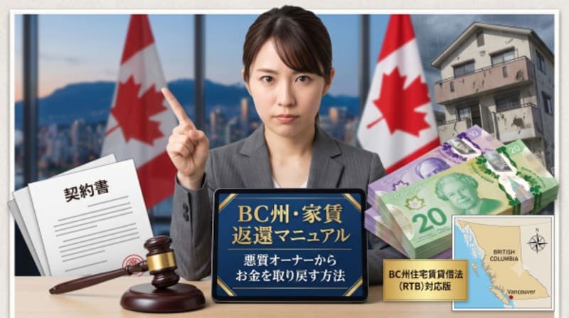 【実話】バンクーバーの激ヤバ物件で700ドル未返還…悪質オーナーをRTBで撃退する方法
